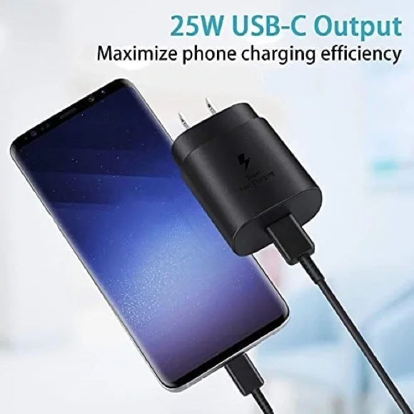 New Samsung Galaxy Note10+ Original 25W USB C Super Fast Charging Wall C… - Picture 5 of 6